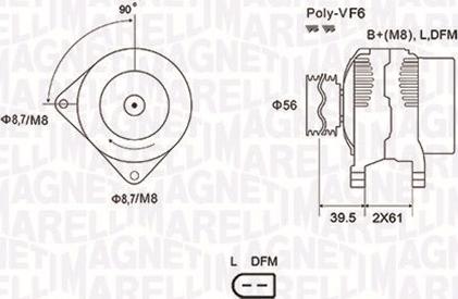 Magneti Marelli 063731912010 - Alternateur cwaw.fr