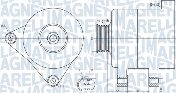 Magneti Marelli 063731985010 - Alternateur cwaw.fr