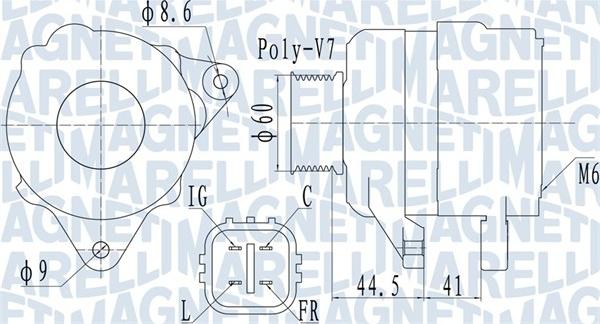 Magneti Marelli 063731981010 - Alternateur cwaw.fr