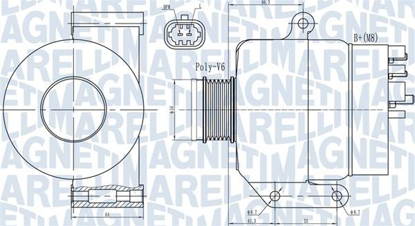 Magneti Marelli 063731987010 - Alternateur cwaw.fr