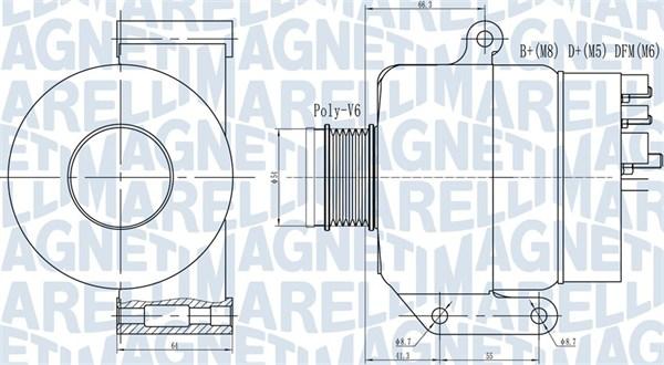 Magneti Marelli 063731935010 - Alternateur cwaw.fr