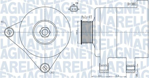 Magneti Marelli 063731936010 - Alternateur cwaw.fr