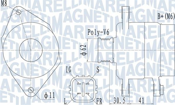 Magneti Marelli 063731930010 - Alternateur cwaw.fr