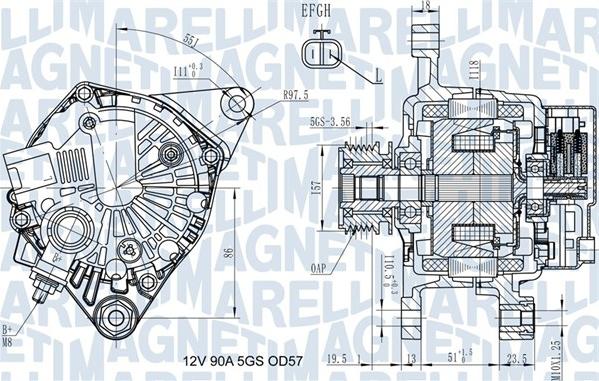 Magneti Marelli 063731938010 - Alternateur cwaw.fr