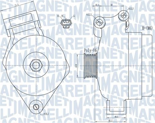 Magneti Marelli 063731925010 - Alternateur cwaw.fr