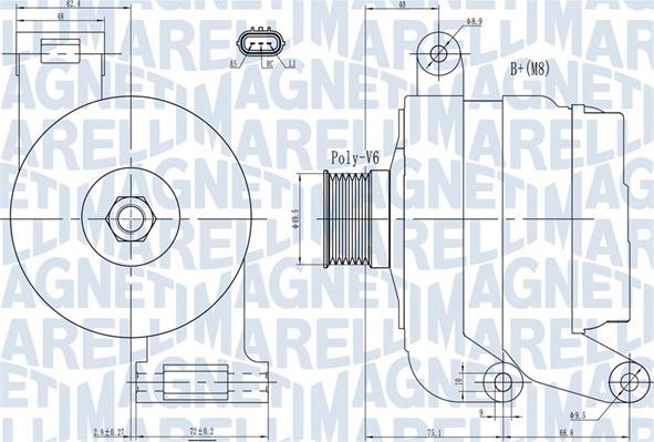 Magneti Marelli 063731926010 - Alternateur cwaw.fr