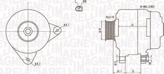 Magneti Marelli 063731921010 - Alternateur cwaw.fr