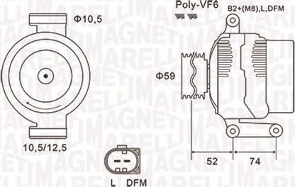 Magneti Marelli 063731928010 - Alternateur cwaw.fr