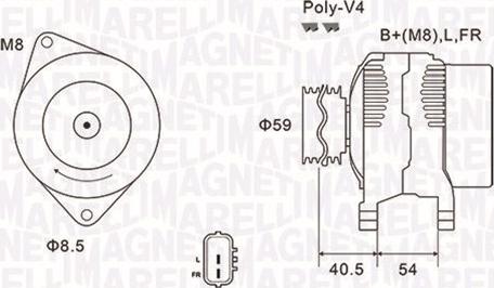 Magneti Marelli 063731927010 - Alternateur cwaw.fr