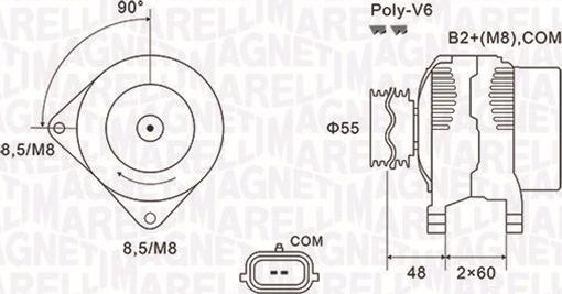 Magneti Marelli 063731974010 - Alternateur cwaw.fr