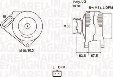 Magneti Marelli 063731976010 - Alternateur cwaw.fr