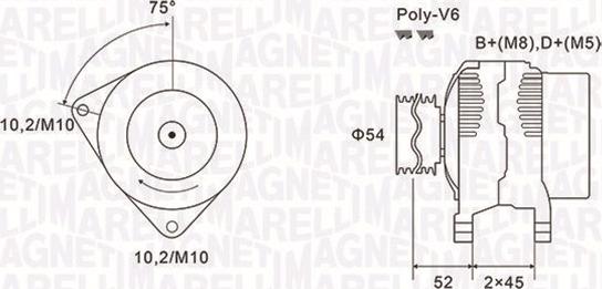 Magneti Marelli 063731496010 - Alternateur cwaw.fr