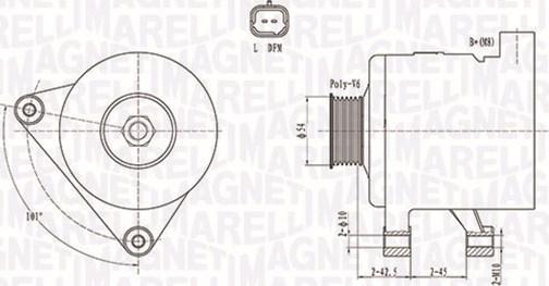 Magneti Marelli 063731498010 - Alternateur cwaw.fr