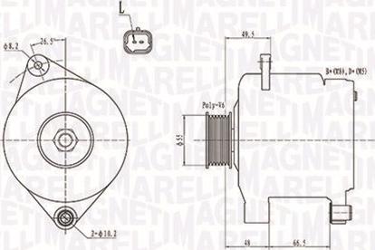 Magneti Marelli 063731444010 - Alternateur cwaw.fr