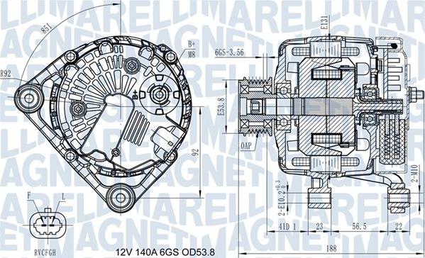 Magneti Marelli 063731406710 - Alternateur cwaw.fr