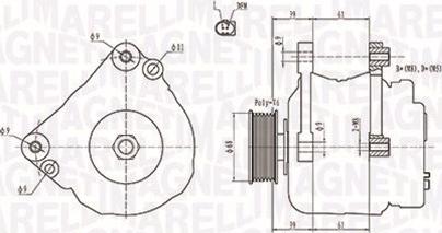 Magneti Marelli 063731402010 - Alternateur cwaw.fr