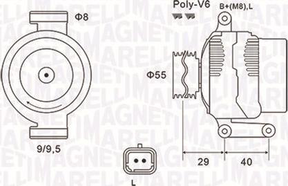 Magneti Marelli 063731484010 - Alternateur cwaw.fr