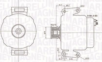 Magneti Marelli 063731481010 - Alternateur cwaw.fr