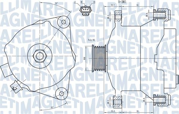 Magneti Marelli 063731483010 - Alternateur cwaw.fr