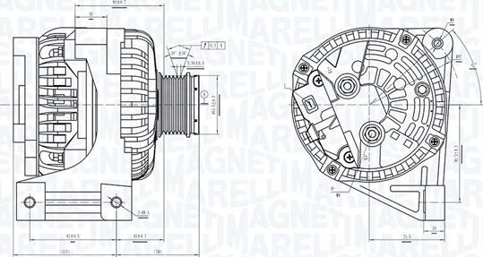 Magneti Marelli 063731439010 - Alternateur cwaw.fr