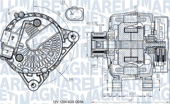 Magneti Marelli 063731545910 - Alternateur cwaw.fr