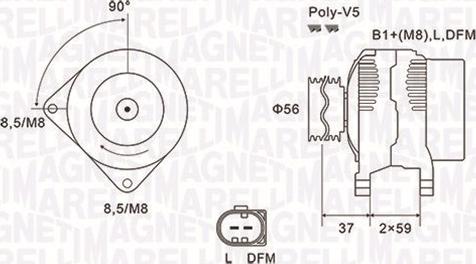 Magneti Marelli 063731541010 - Alternateur cwaw.fr