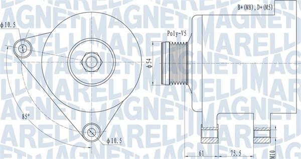 Magneti Marelli 063731559010 - Alternateur cwaw.fr