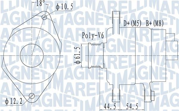 Magneti Marelli 063731558010 - Alternateur cwaw.fr