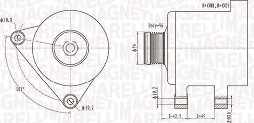 Magneti Marelli 063731553010 - Alternateur cwaw.fr