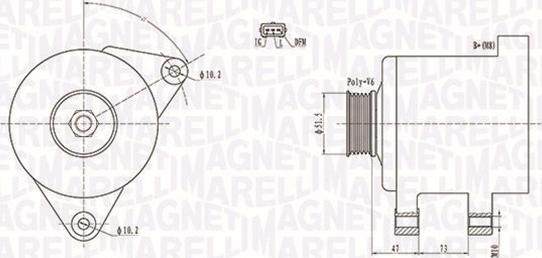 Magneti Marelli 063731569010 - Alternateur cwaw.fr