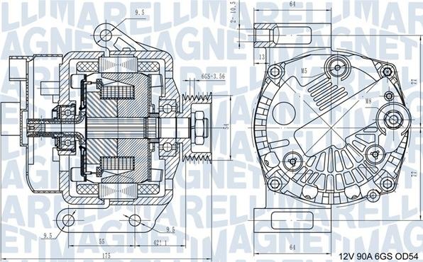 Magneti Marelli 063731562210 - Alternateur cwaw.fr