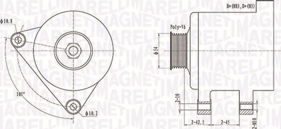 Magneti Marelli 063731509010 - Alternateur cwaw.fr