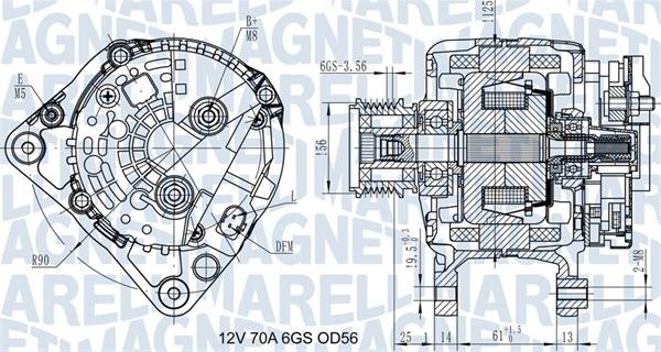 Magneti Marelli 063731502010 - Alternateur cwaw.fr