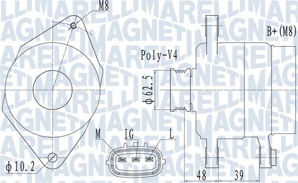 Magneti Marelli 063731517010 - Alternateur cwaw.fr