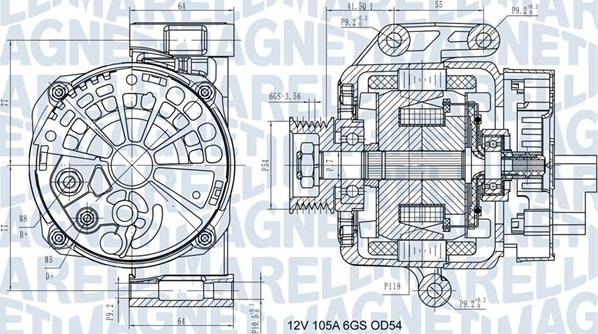 Magneti Marelli 063731585210 - Alternateur cwaw.fr