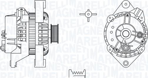 Magneti Marelli 063731581010 - Alternateur cwaw.fr