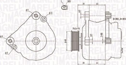 Magneti Marelli 063731587010 - Alternateur cwaw.fr