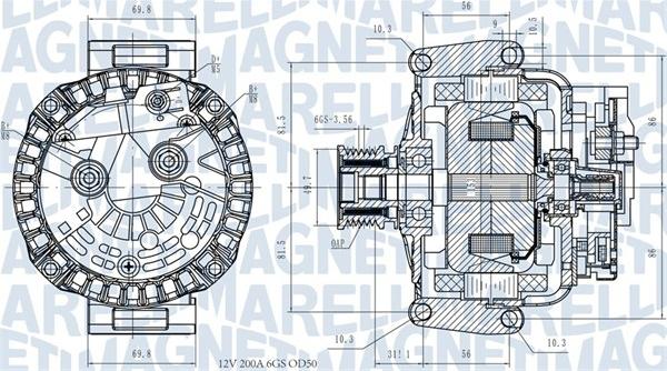 Magneti Marelli 063731531810 - Alternateur cwaw.fr