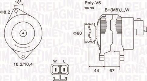 Magneti Marelli 063731526010 - Alternateur cwaw.fr