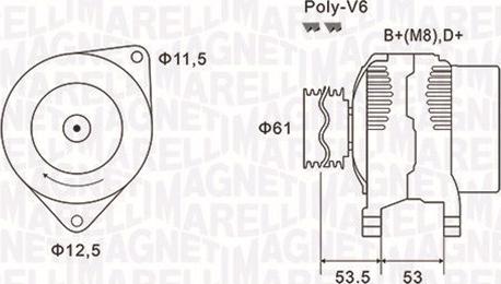 Magneti Marelli 063731698010 - Alternateur cwaw.fr