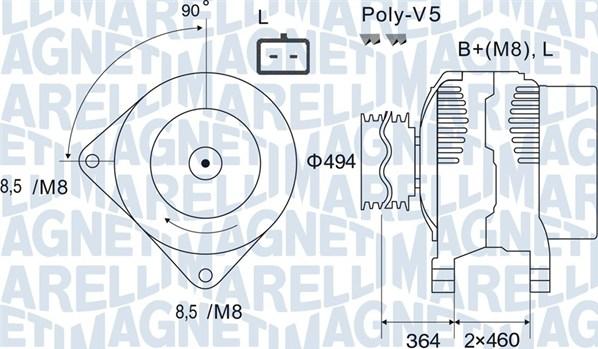 Magneti Marelli 063731645010 - Alternateur cwaw.fr