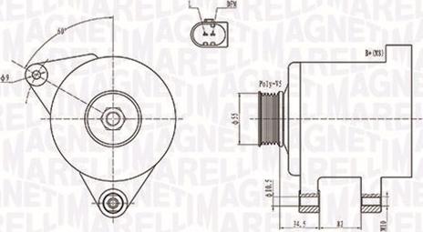 Magneti Marelli 063731664010 - Alternateur cwaw.fr