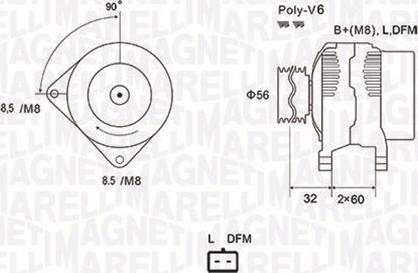 Magneti Marelli 063731662010 - Alternateur cwaw.fr