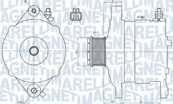 Magneti Marelli 063731602010 - Alternateur cwaw.fr