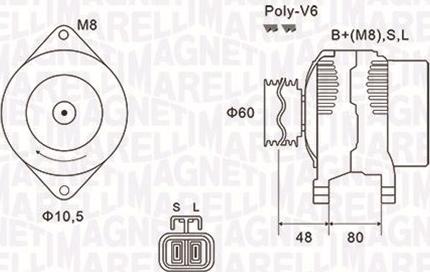 Magneti Marelli 063731607010 - Alternateur cwaw.fr