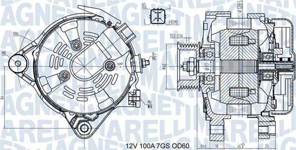 Magneti Marelli 063731613010 - Alternateur cwaw.fr