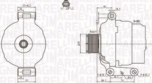 Magneti Marelli 063731639010 - Alternateur cwaw.fr