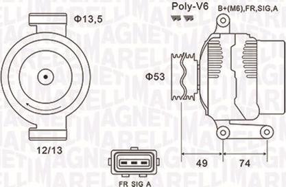 Magneti Marelli 063731635010 - Alternateur cwaw.fr