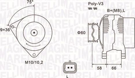 Magneti Marelli 063731637010 - Alternateur cwaw.fr