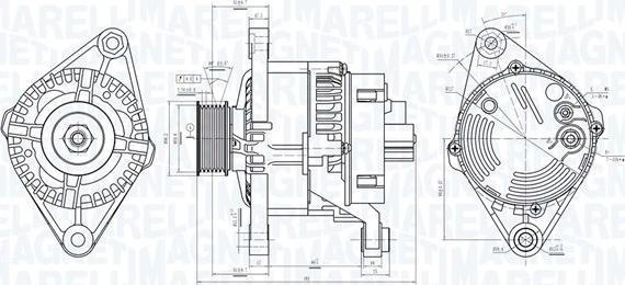 Magneti Marelli 063731084010 - Alternateur cwaw.fr